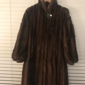 Mink fur coat
